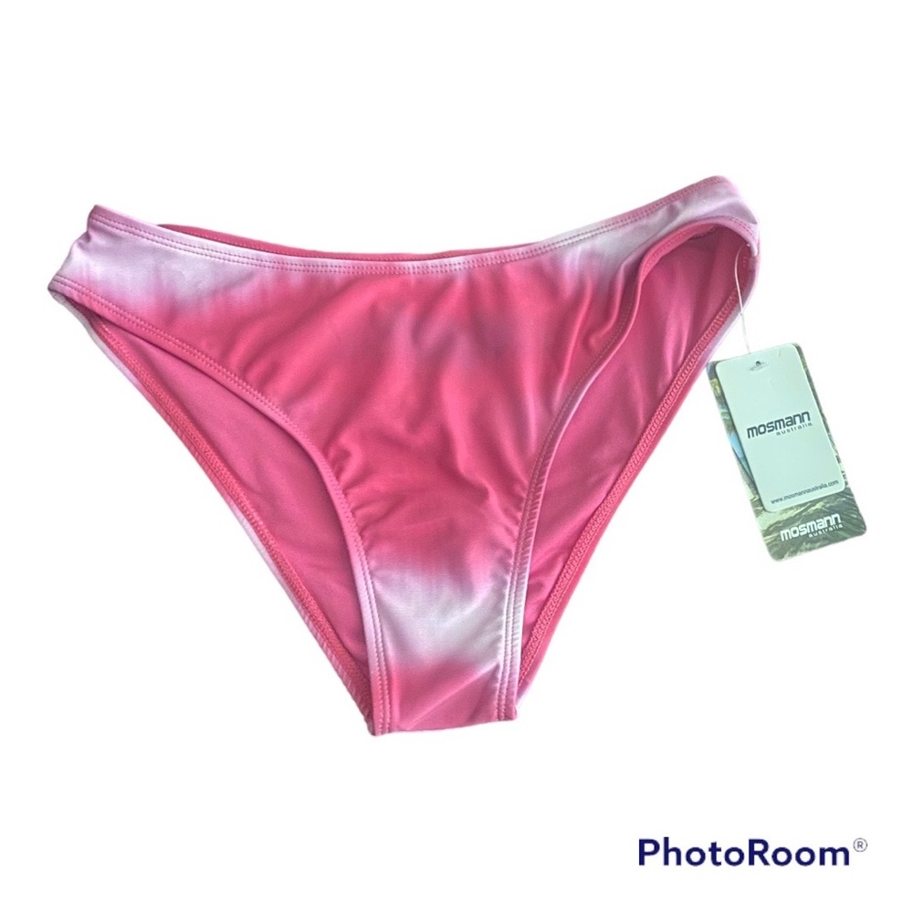 MOSMANN AUSTRALIA NWT Pink Tie Dye Bikini Bottoms Size Medium